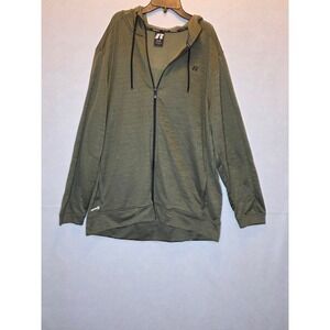 Russell Athletic Mens Dri-Power 360 Full Zip Hoodie Olive Green XL RM18448